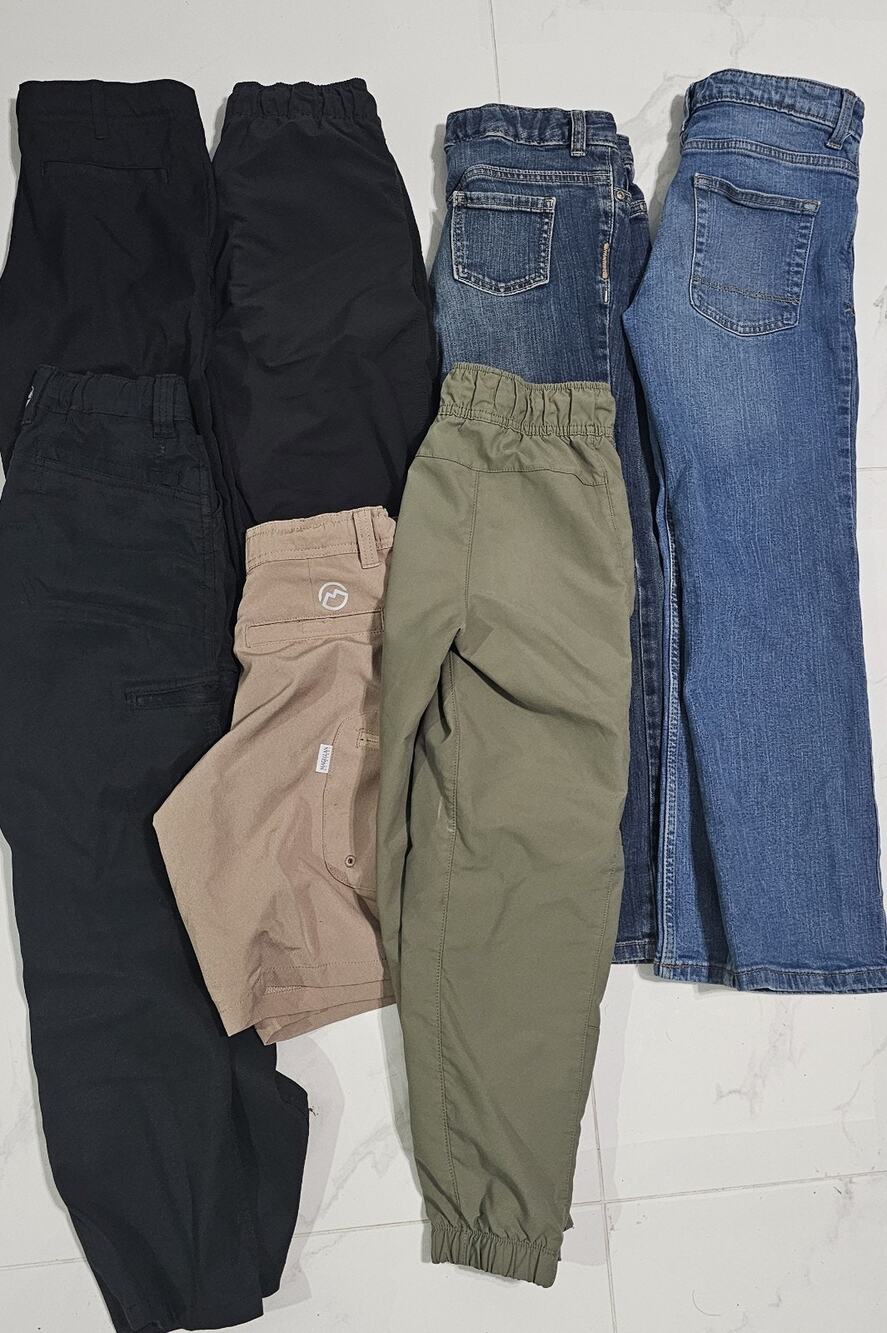 Lot Of Boys Size 8 Pants And One Shorts